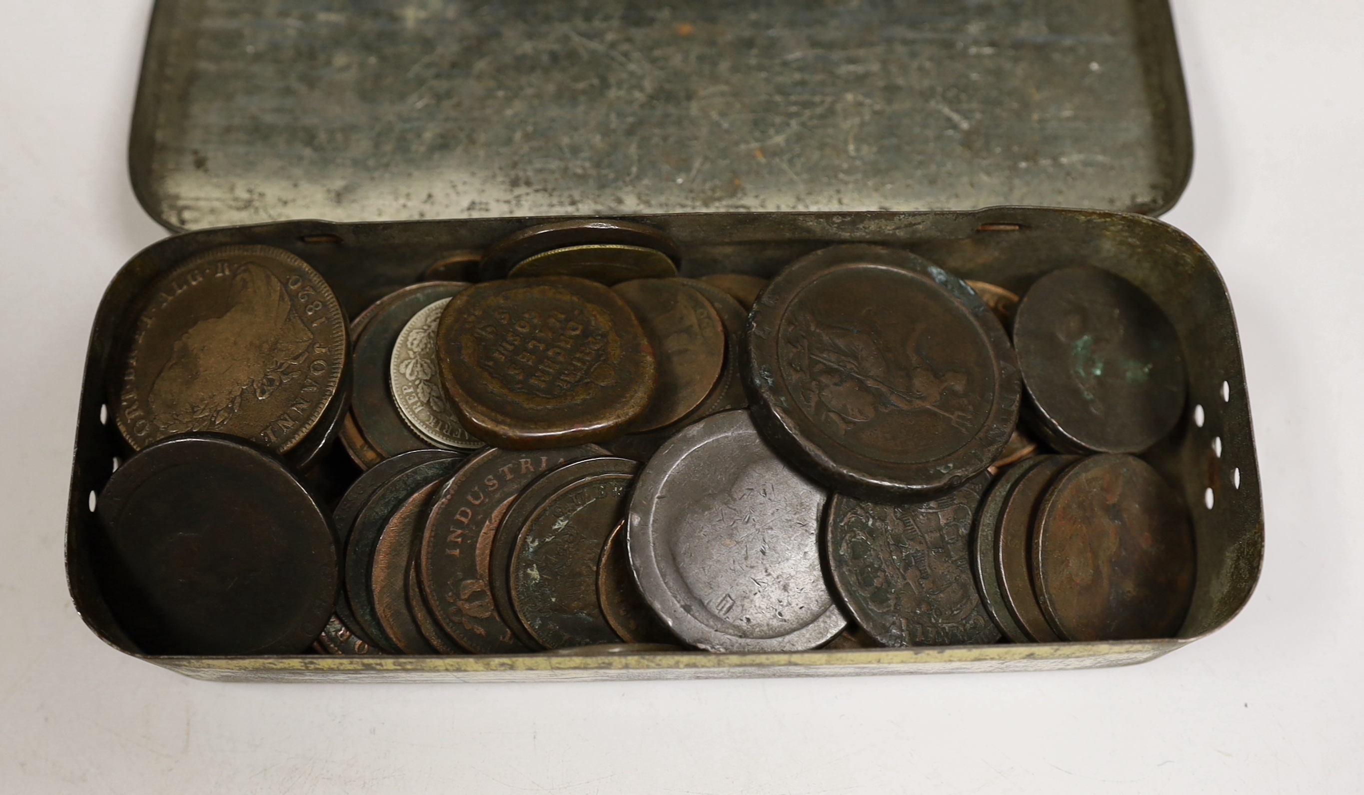 A collection of mostly UK and Commonwealth coins including a 1967 Queen Elizabeth second year set etc.